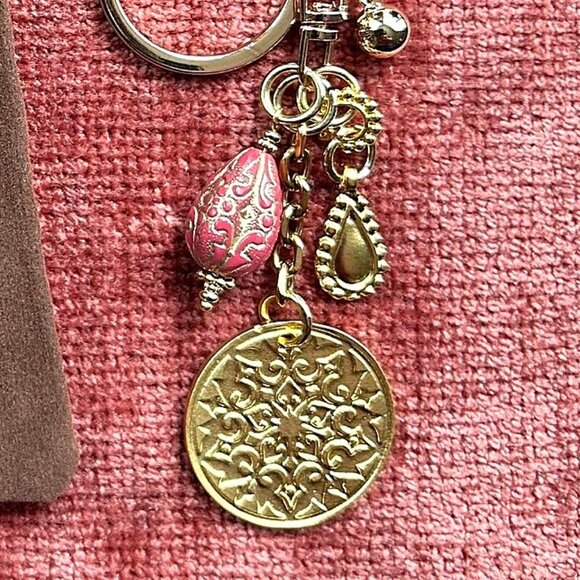 EARTHY MEDALLION Bag Charm Charm Gold - Picture 4 of 8